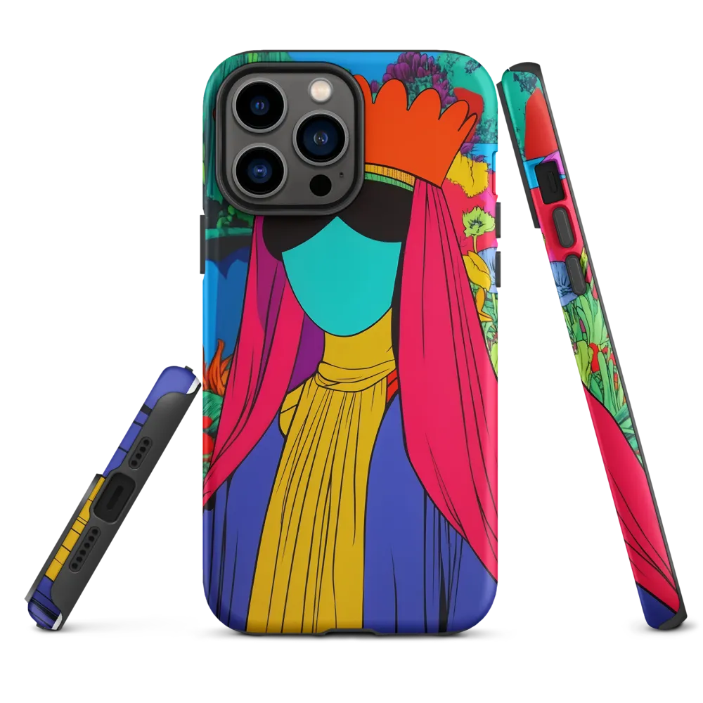 Crowned Surrealism | Phone Case |  13 Pro Max | Tough Case | Matte