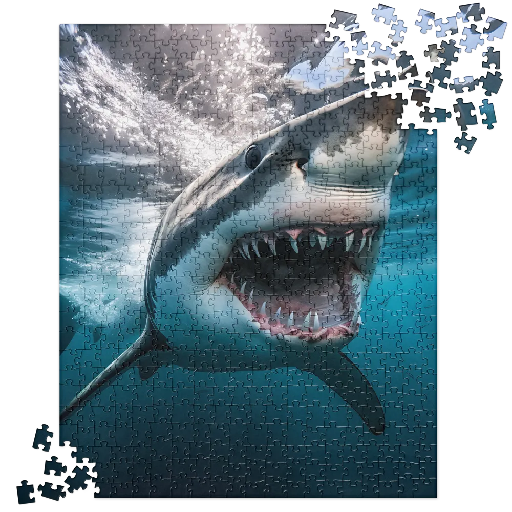 Majesty of the Ocean: The Great White Shark | Jigsaw Puzzle | 520 pieces