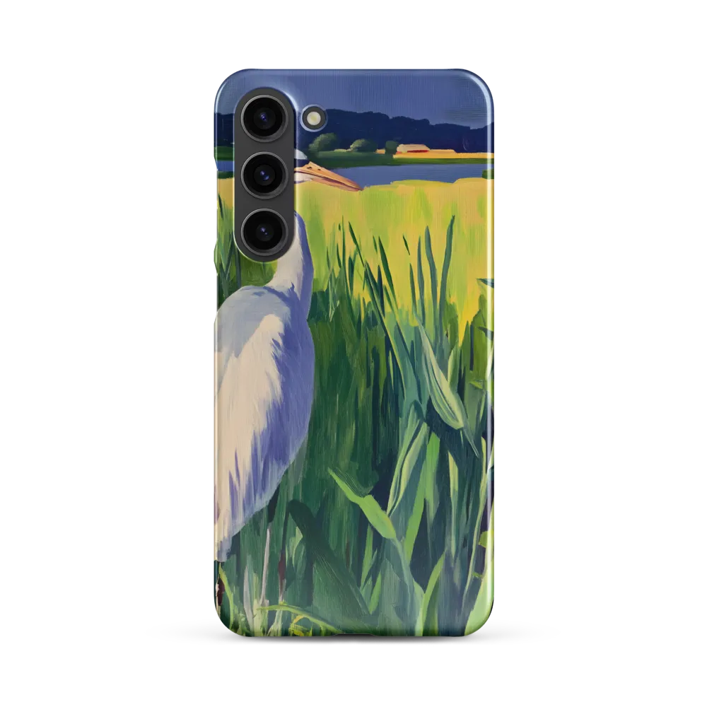 Graceful Presence: The Heron in the Meadow
