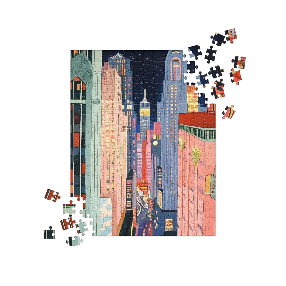 Urban Dreamscape: A Pop Art Night | Jigsaw Puzzle | 252 pieces