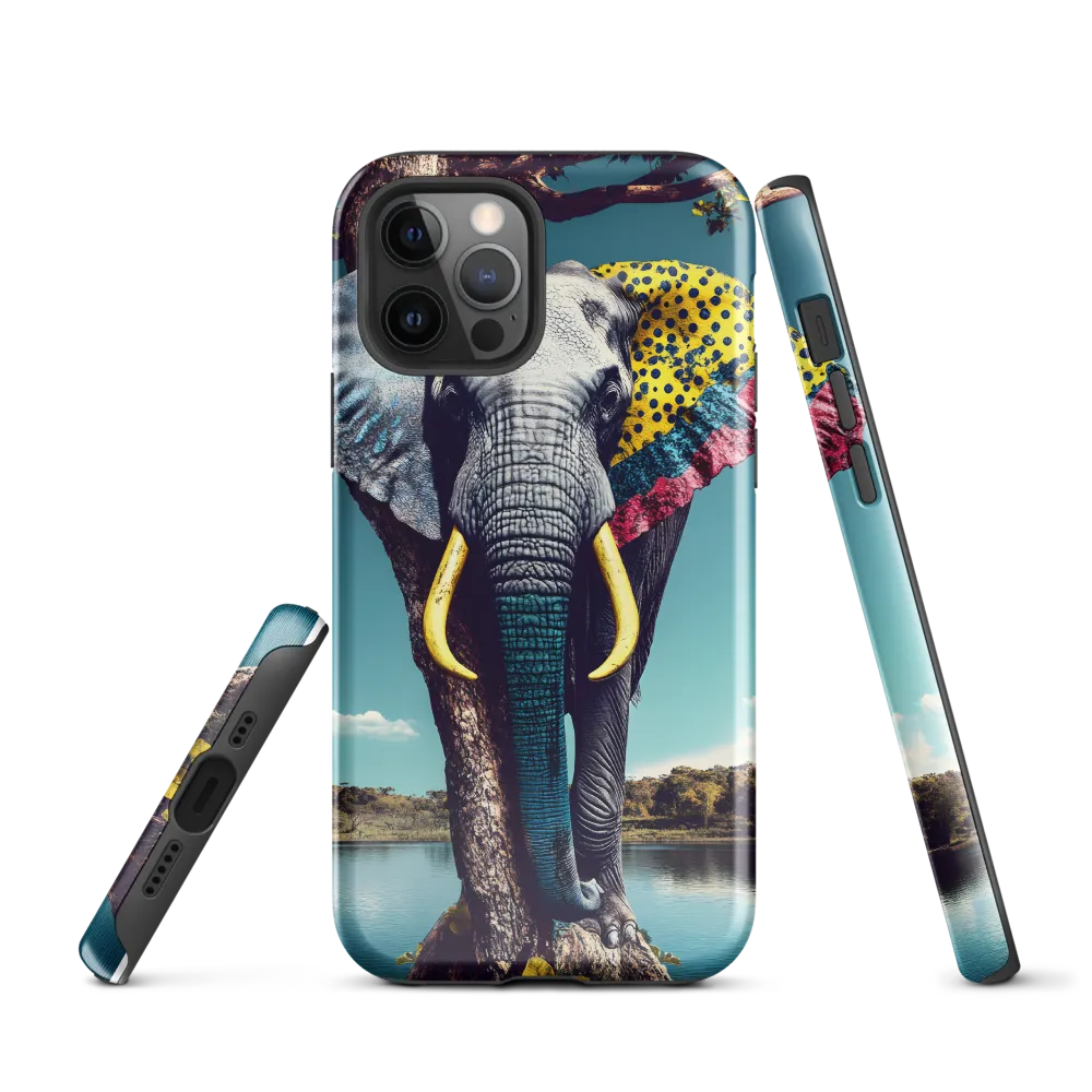 Playful Elegance: The Surreal Elephant