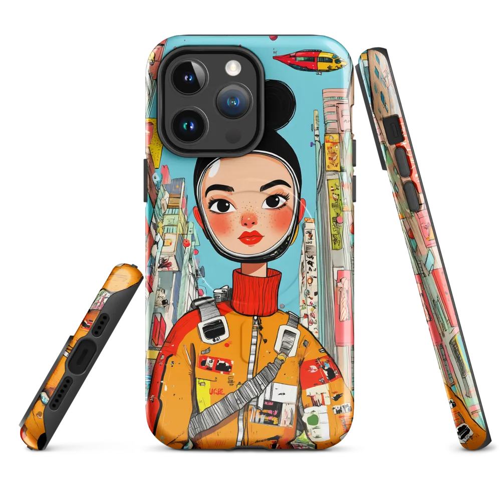 Urban Explorer: A Modern Journey | Phone Case |  14 Pro Max | MagSafe® Tough Case | Glossy