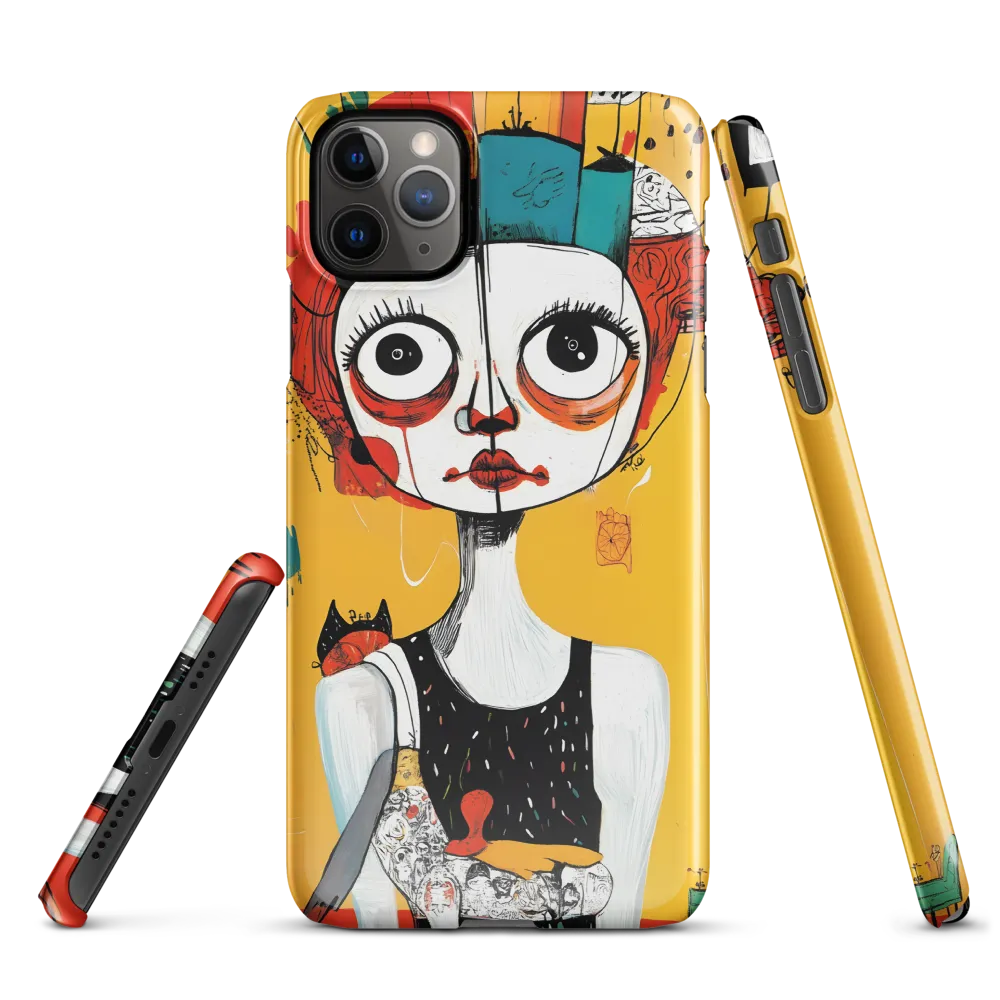 Whimsical Reflections: A Surreal Portrait | Phone Case |  11 Pro Max | Snap Case | Glossy