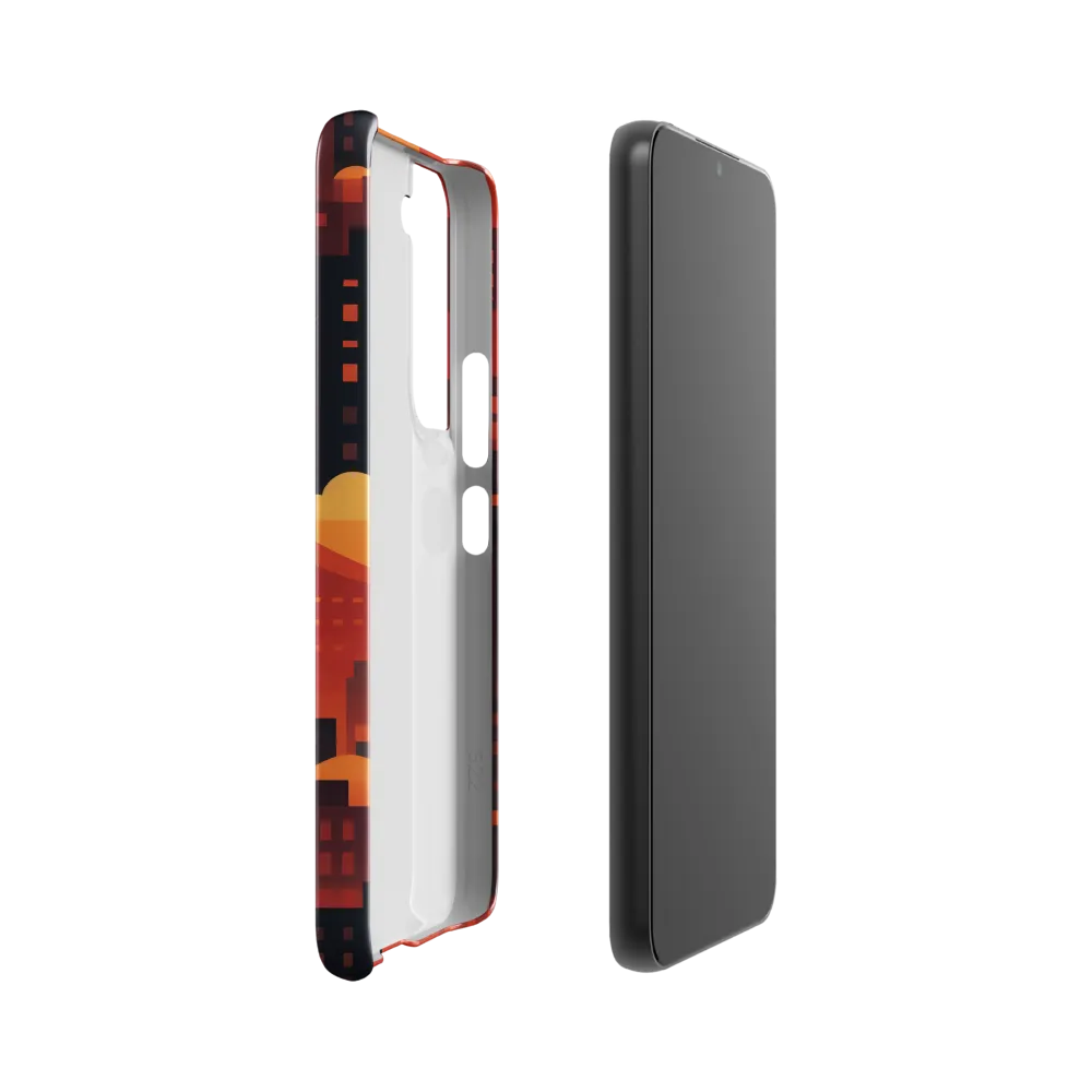 Radiance of the Urban Horizon | Phone Case |  S22 | Snap Case | Glossy
