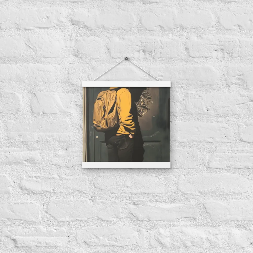 Silent Reflection | Poster With White Wood Hanger | 12″×12″