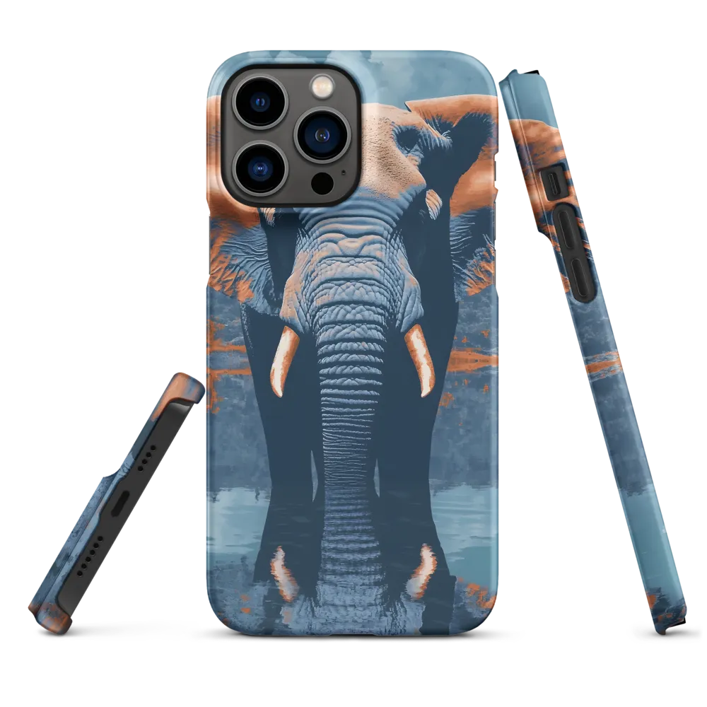 Majestic Reflection: The Elephant's Serenade