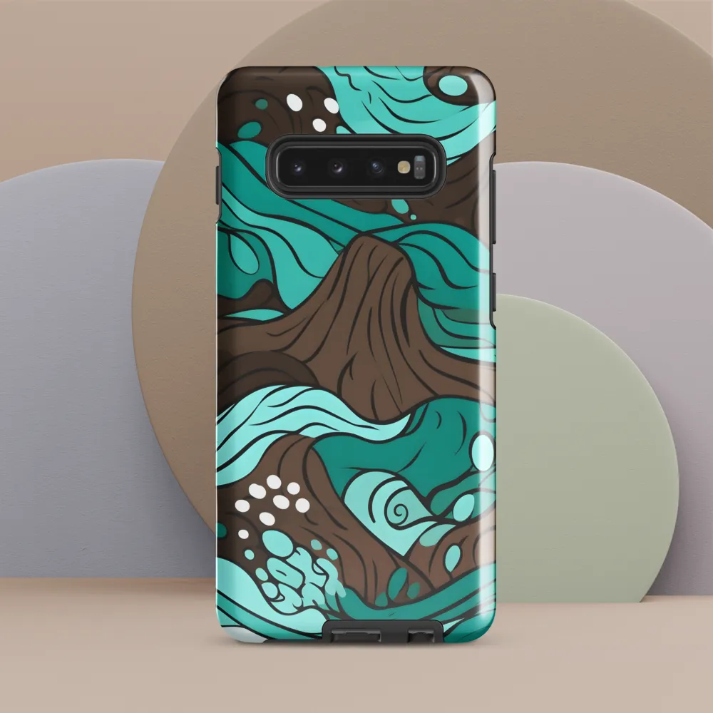 Flowing Horizons | Phone Case |  S10 Plus | Tough Case | Glossy