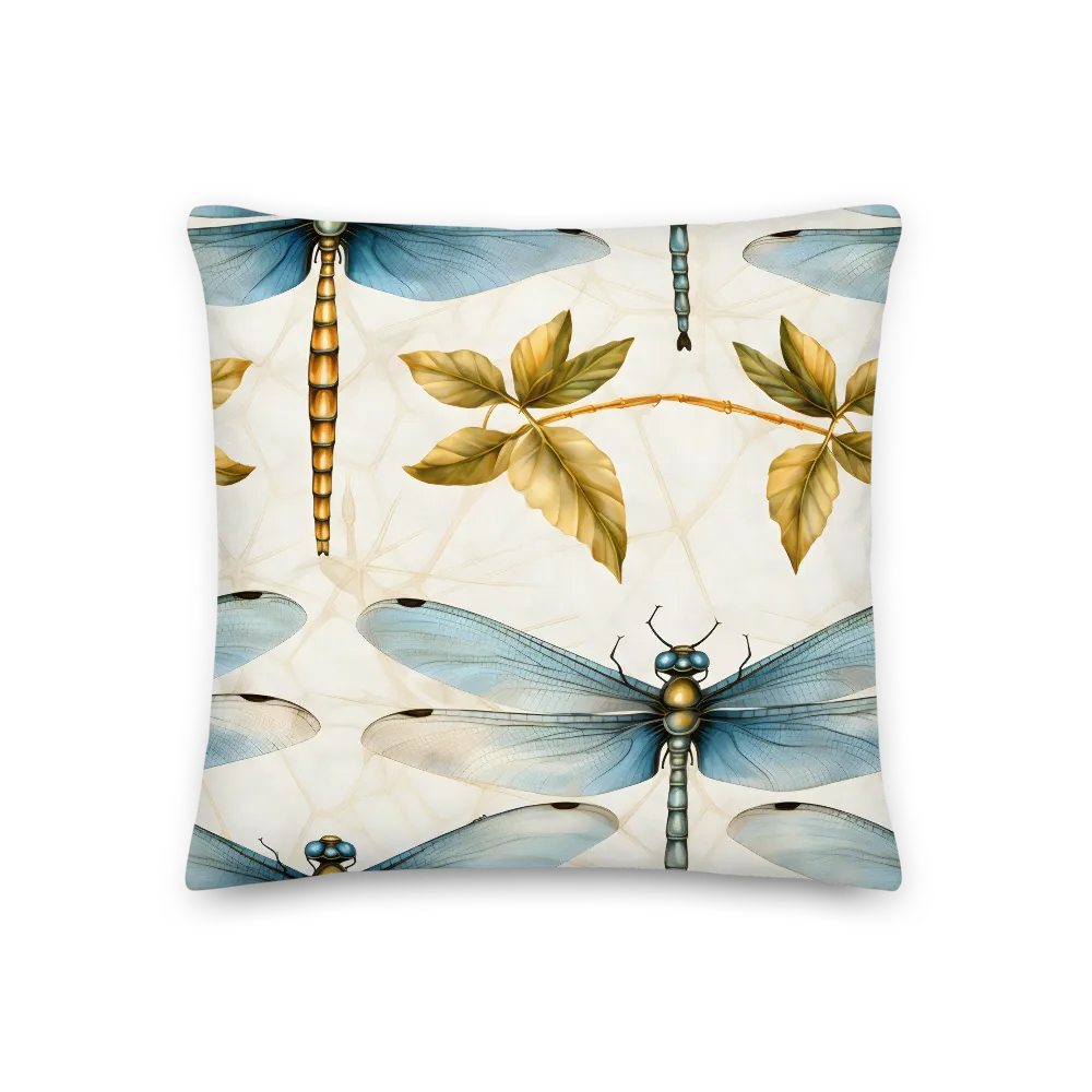 Ethereal Dance of Dragonflies | Pillow | 18″×18″