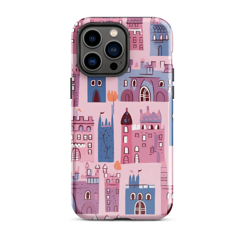 Whimsical Castles: A Playful Tapestry | Phone Case |  14 Pro Max | Tough Case | Glossy
