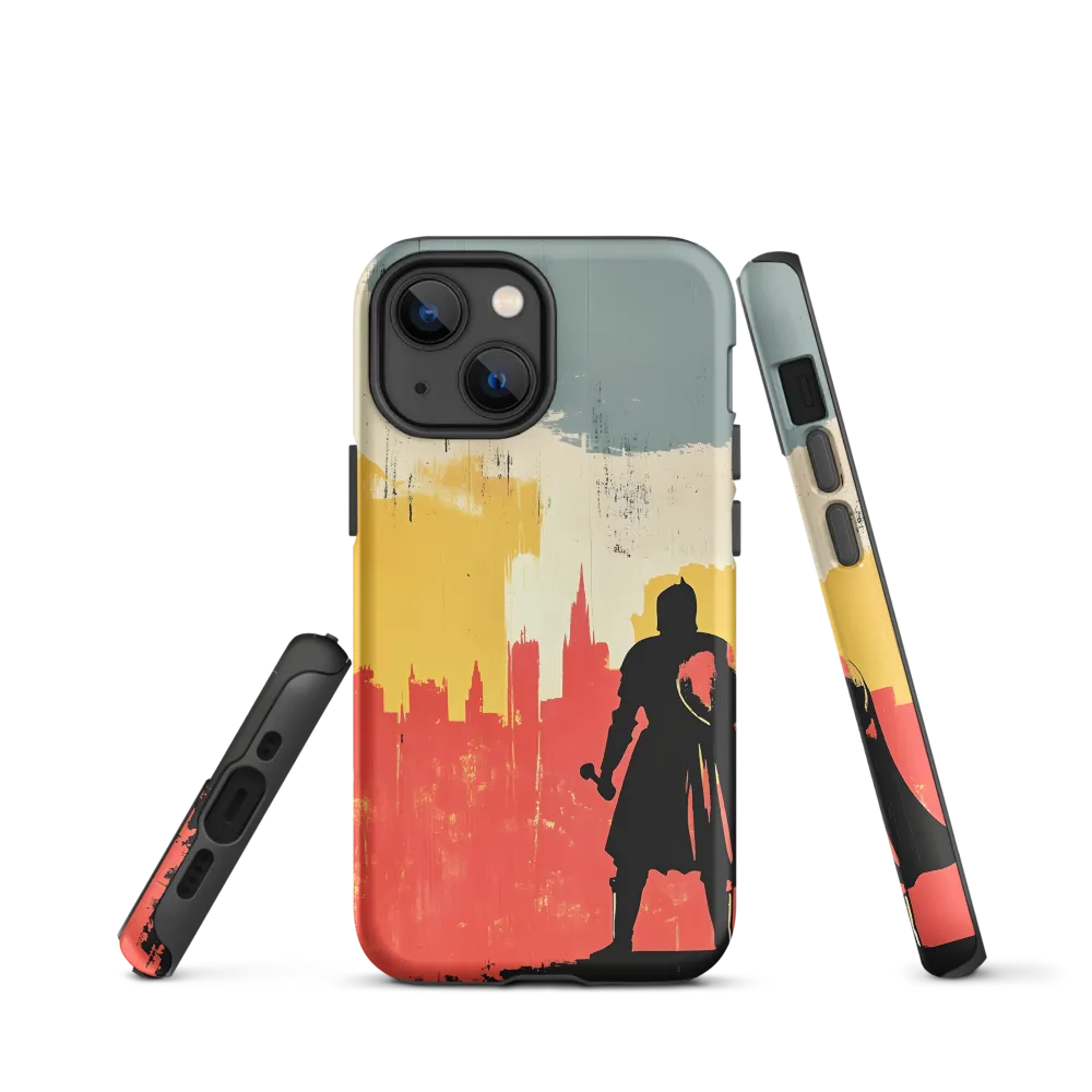Hero in the Urban Dawn | Phone Case |  13 mini | Tough Case | Matte