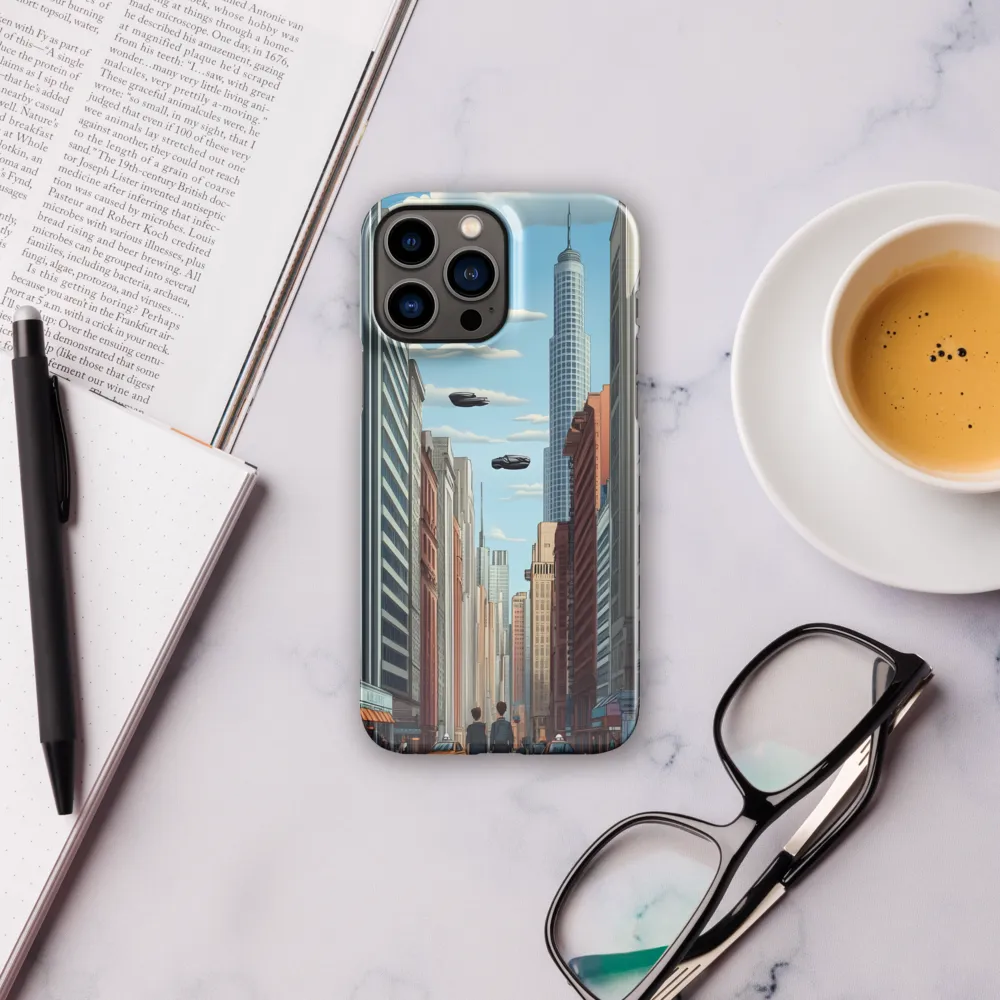 Futuristic Stroll through the Urban Skyline