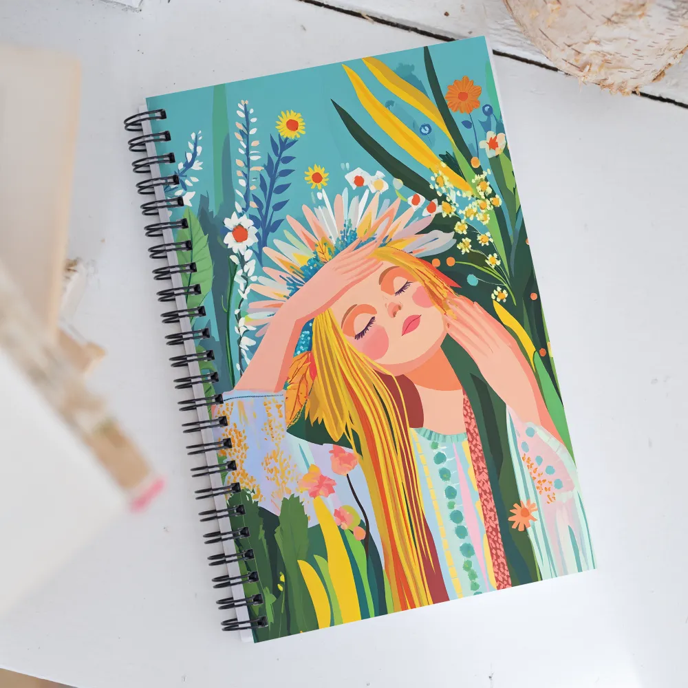 Blooming Serenity | Spiral Notebook