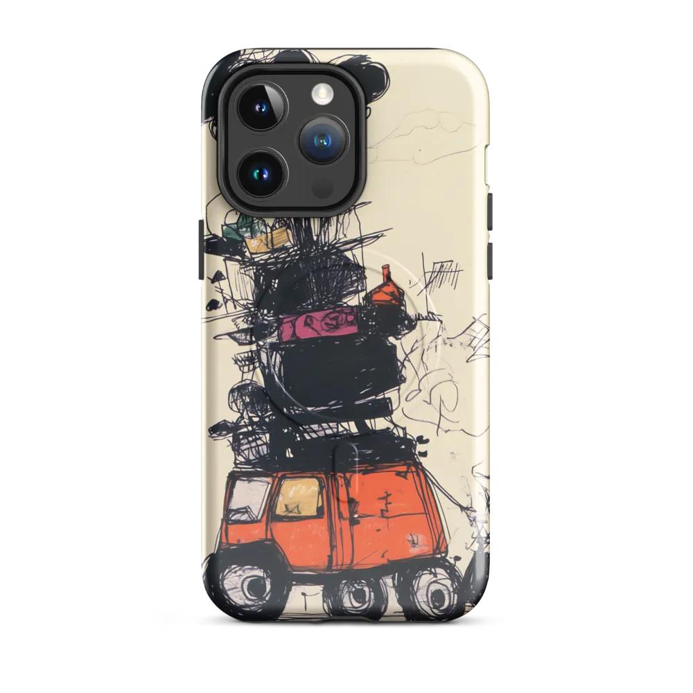 The Whimsical Hauler | Phone Case |  14 Pro Max | MagSafe® Tough Case | Glossy