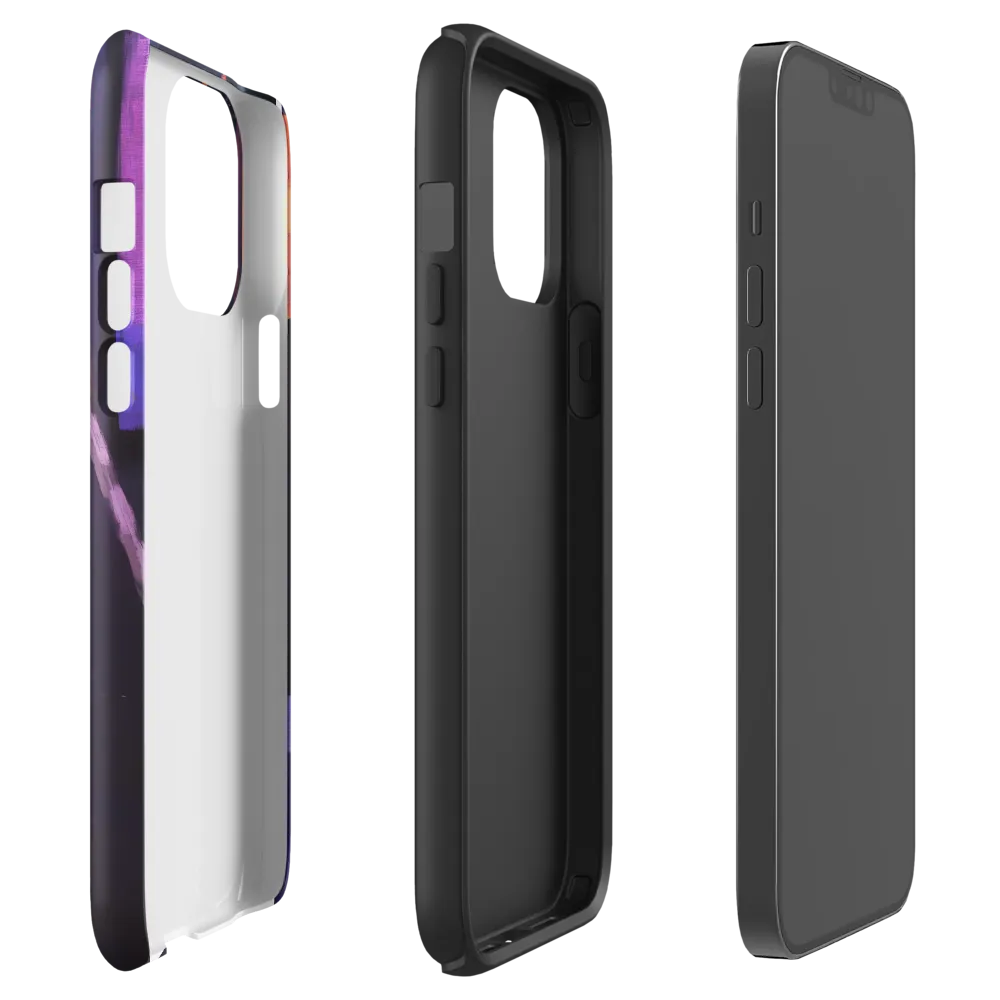 Wandering Through Neon Dreams | Phone Case |  13 Pro Max | Tough Case | Matte