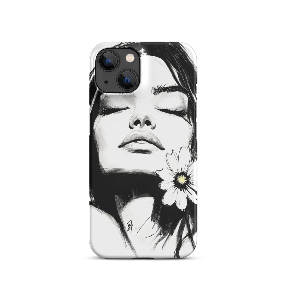 Serenity in Ink | Phone Case |  14 | Snap Case | Matte