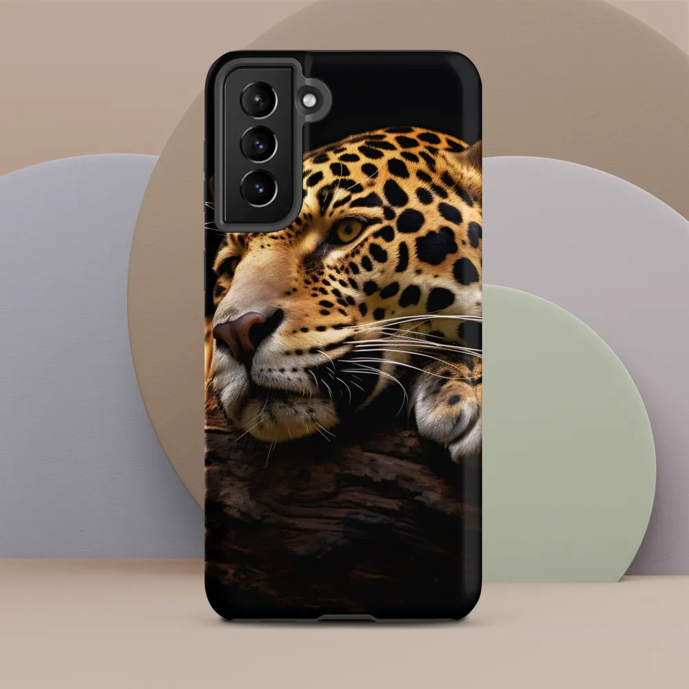 Tranquil Majesty: The Resting Leopard