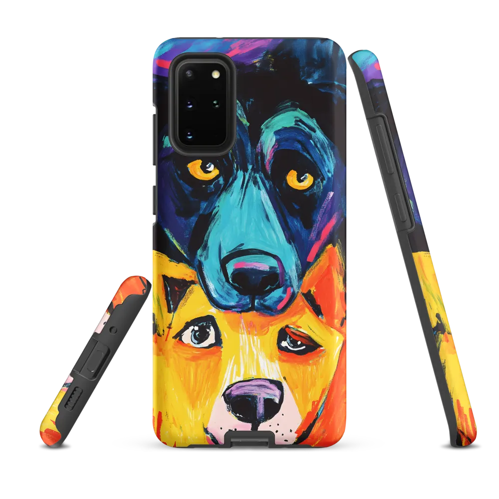Vibrant Companions: An Expression of Canine Spirit