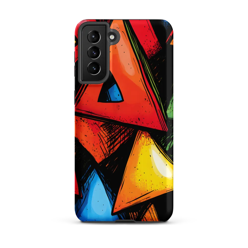 Vibrant Triangles in Abstract Harmony