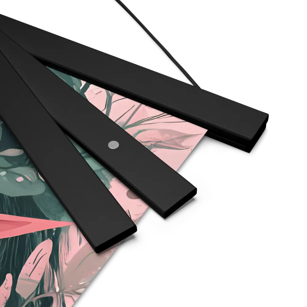 Whispers of Nature | Poster With Black Wood Hanger | 18″×18″