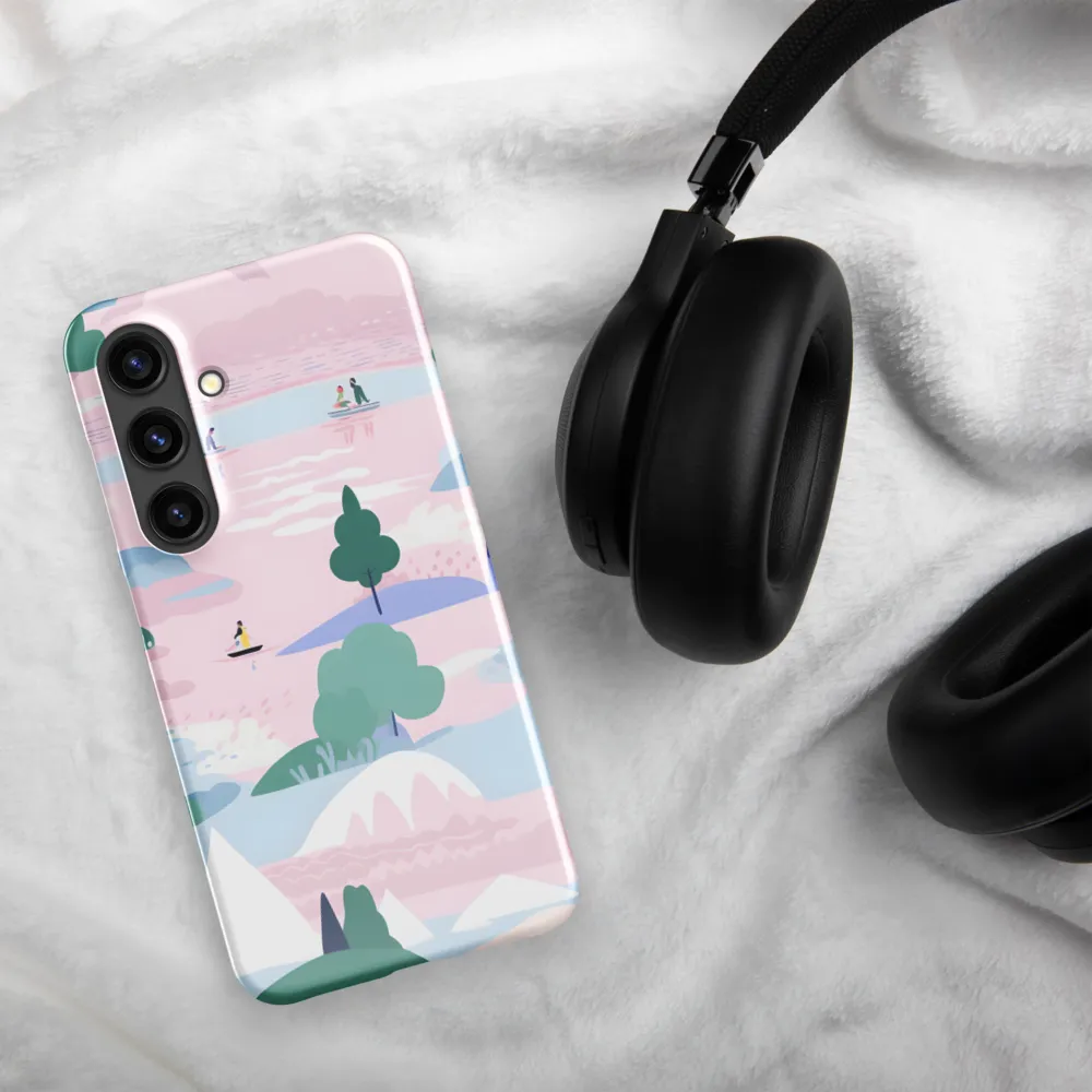 Whimsical Reflections: A Journey Through Landscapes | Phone Case |  S24 | Snap Case | Glossy