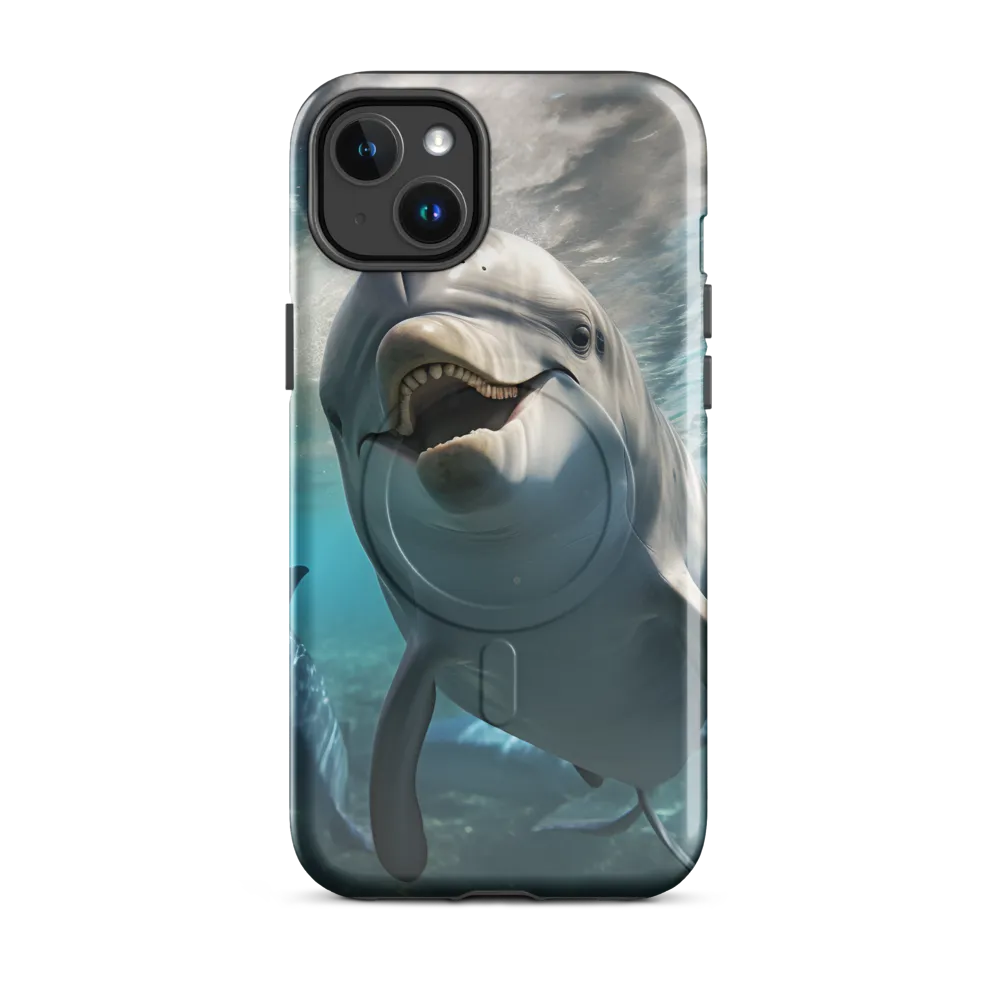 Beneath the Waves: A Dolphin's Dance