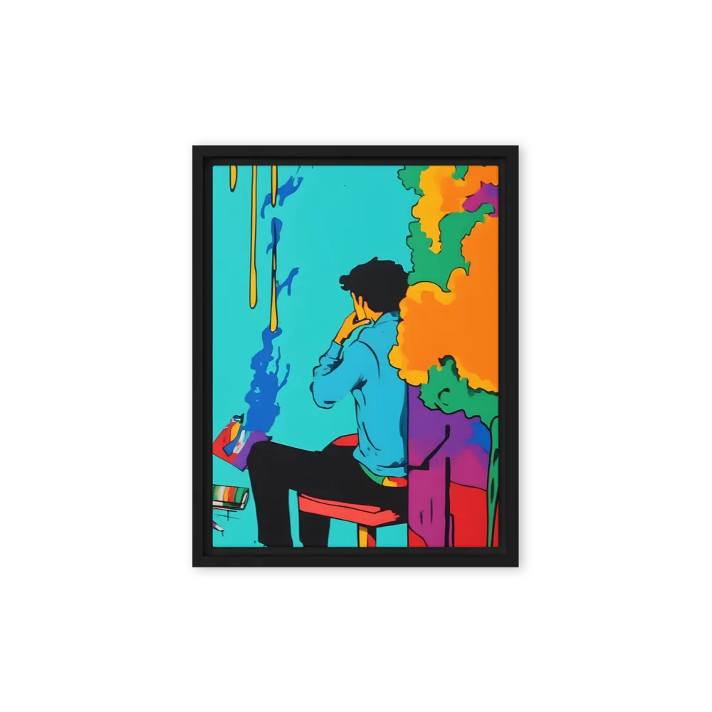 The Artist Within | Canvas with Black Frame | 9″×12″