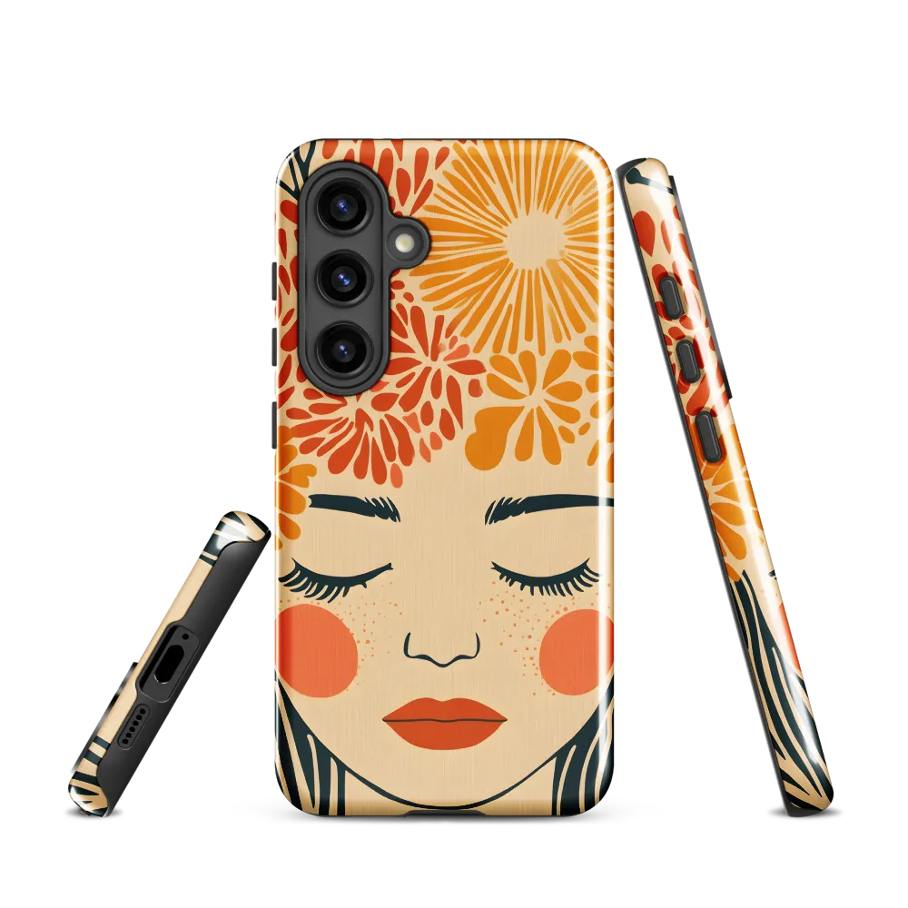 Serenity in Bloom | Phone Case |  S24 | Tough Case | Glossy