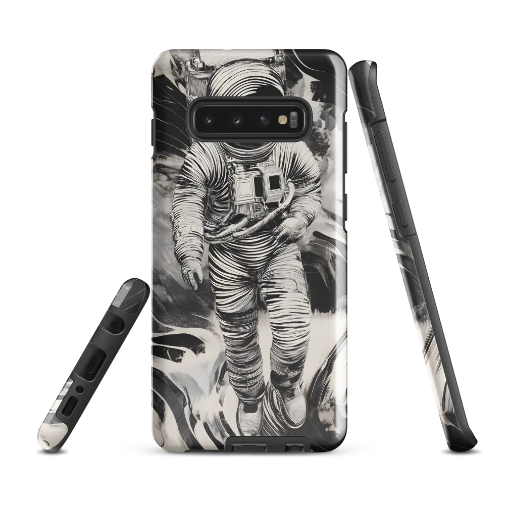 Ethereal Journey of the Astronaut | Phone Case |  S10 Plus | Tough Case | Glossy