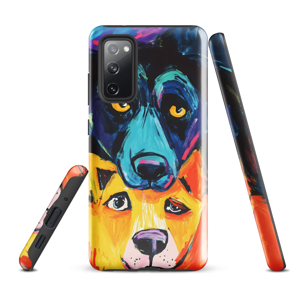 Vibrant Companions: An Expression of Canine Spirit
