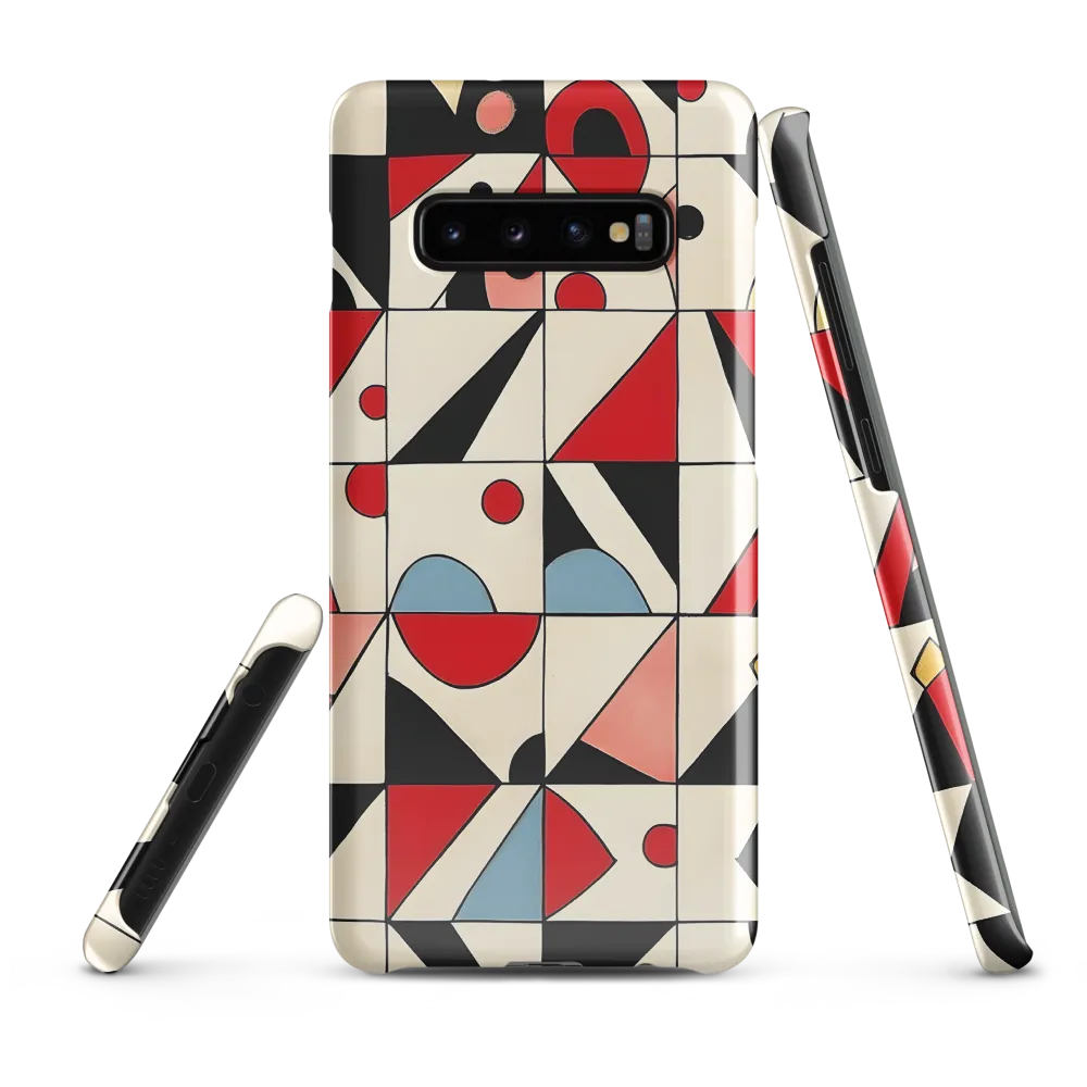 Dynamic Geometric Harmony | Phone Case |  S10 Plus | Snap Case | Glossy