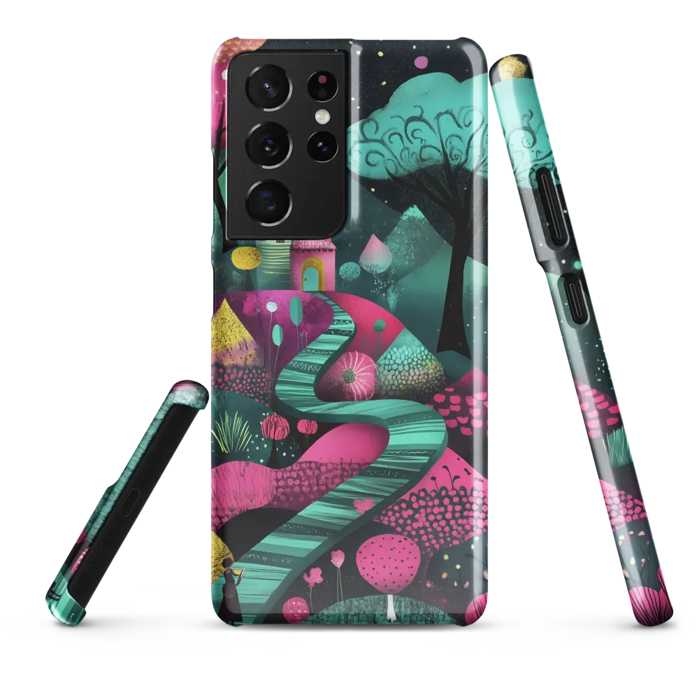 Whimsical Journey through Colorful Lands | Phone Case |  S21 Ultra | Snap Case | Glossy