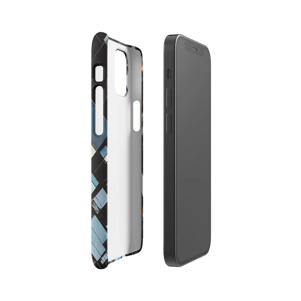 Urban Mosaic from Above | Phone Case |  12 Mini | Snap Case | Matte