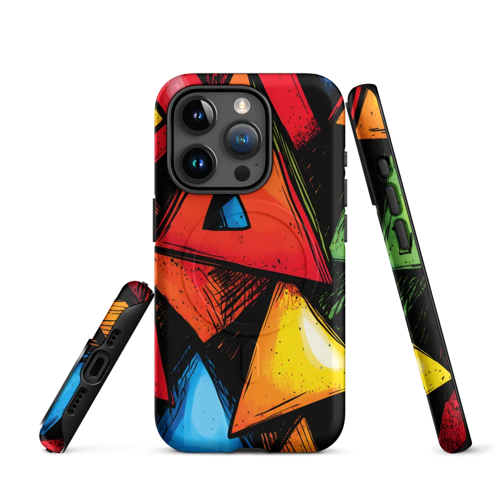 Vibrant Triangles in Abstract Harmony