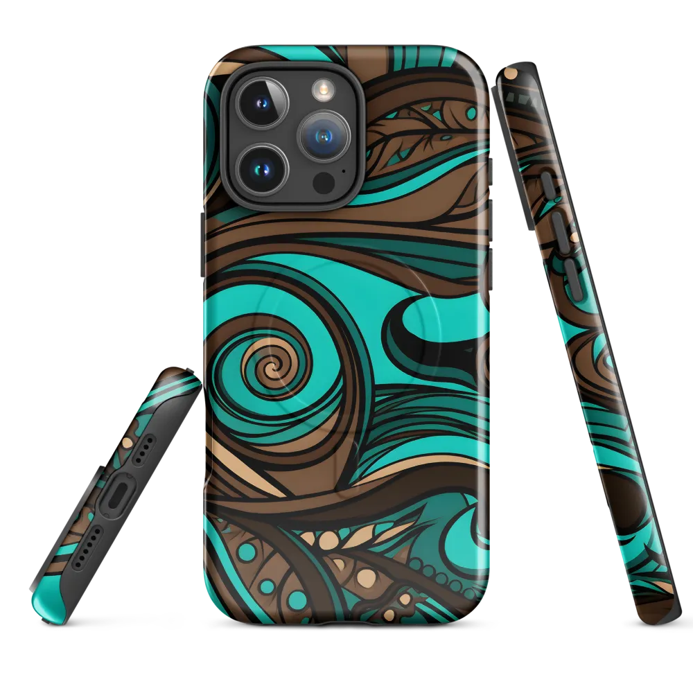 Fluctuating Currents | Phone Case |  16 Pro Max | MagSafe® Tough Case | Glossy