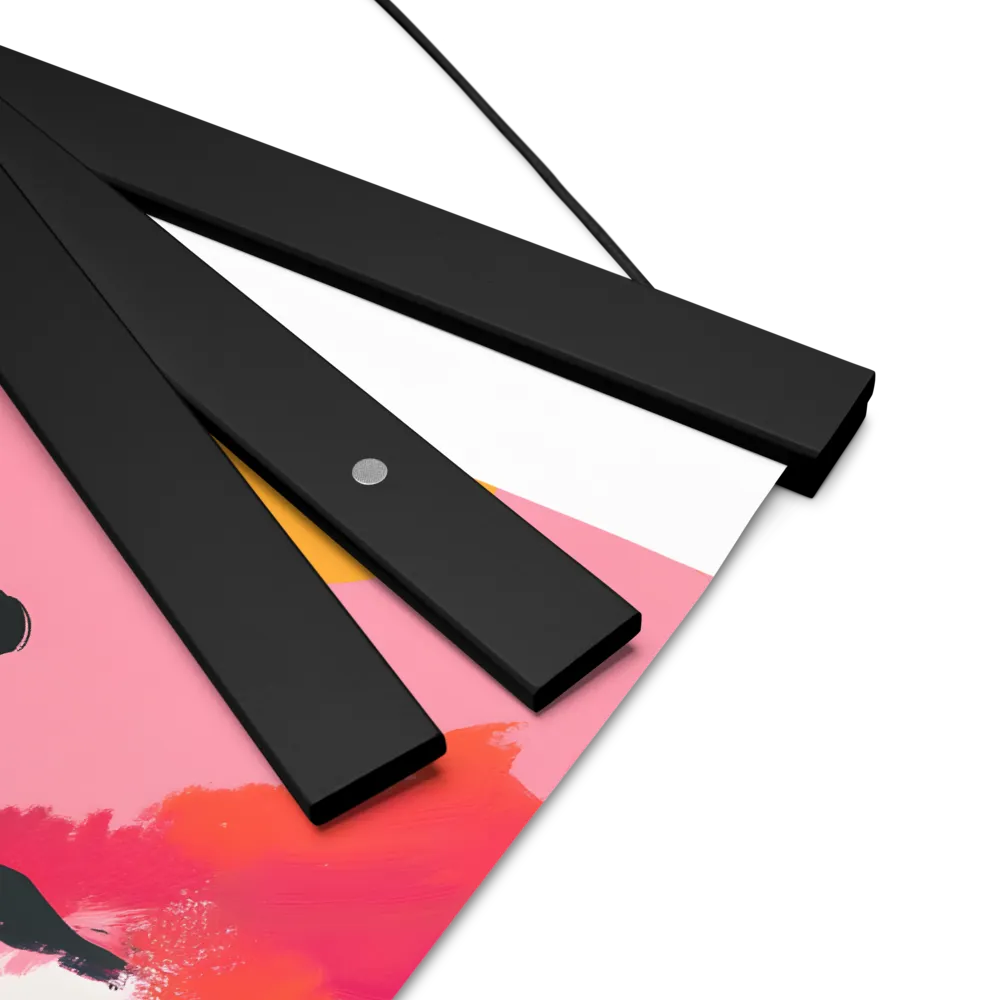Whispers of the Sun | Poster With Black Wood Hanger | 8″×10″