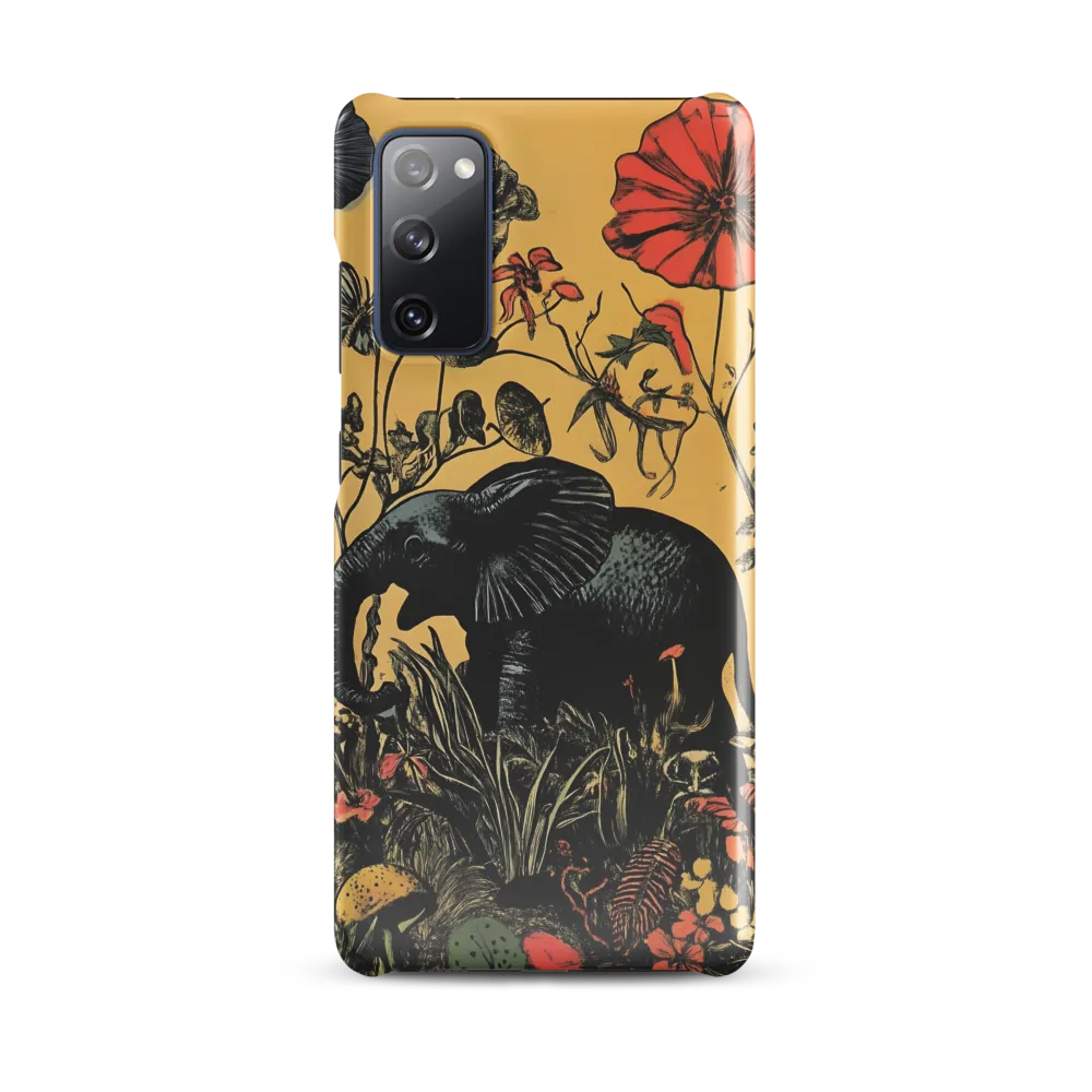 Floral Majesty: The Elephant's Sanctuary