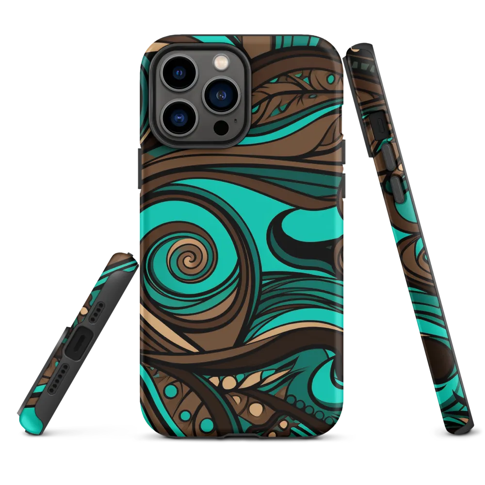 Fluctuating Currents | Phone Case |  13 Pro Max | Tough Case | Matte