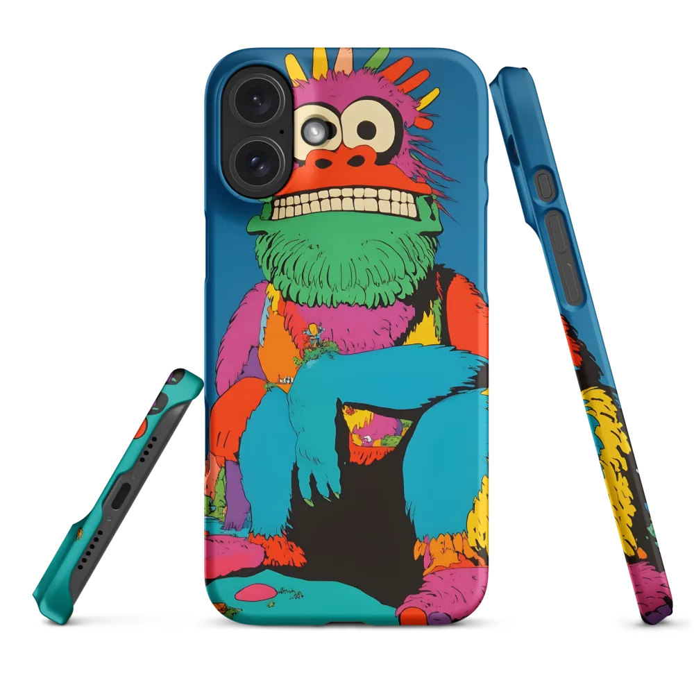 Whimsical Giant: A Playful Monster Encounter | Phone Case |  16 Plus | Snap Case | Matte