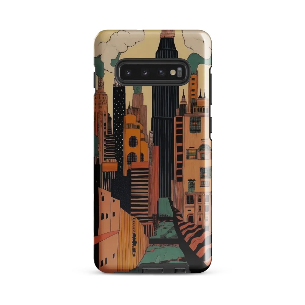 Urban Symphony in Ink | Phone Case |  S10 Plus | Tough Case | Glossy