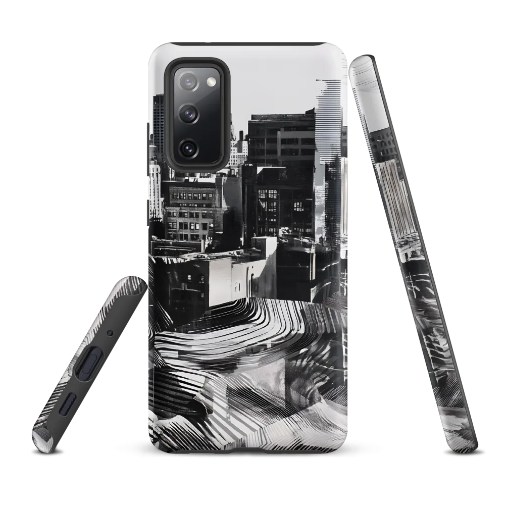 Urban Rhythm in Black and White | Phone Case |  S20 FE | Tough Case | Matte
