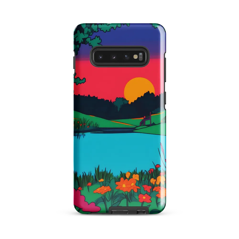 Serenity at Sunset | Phone Case |  S10 Plus | Tough Case | Glossy