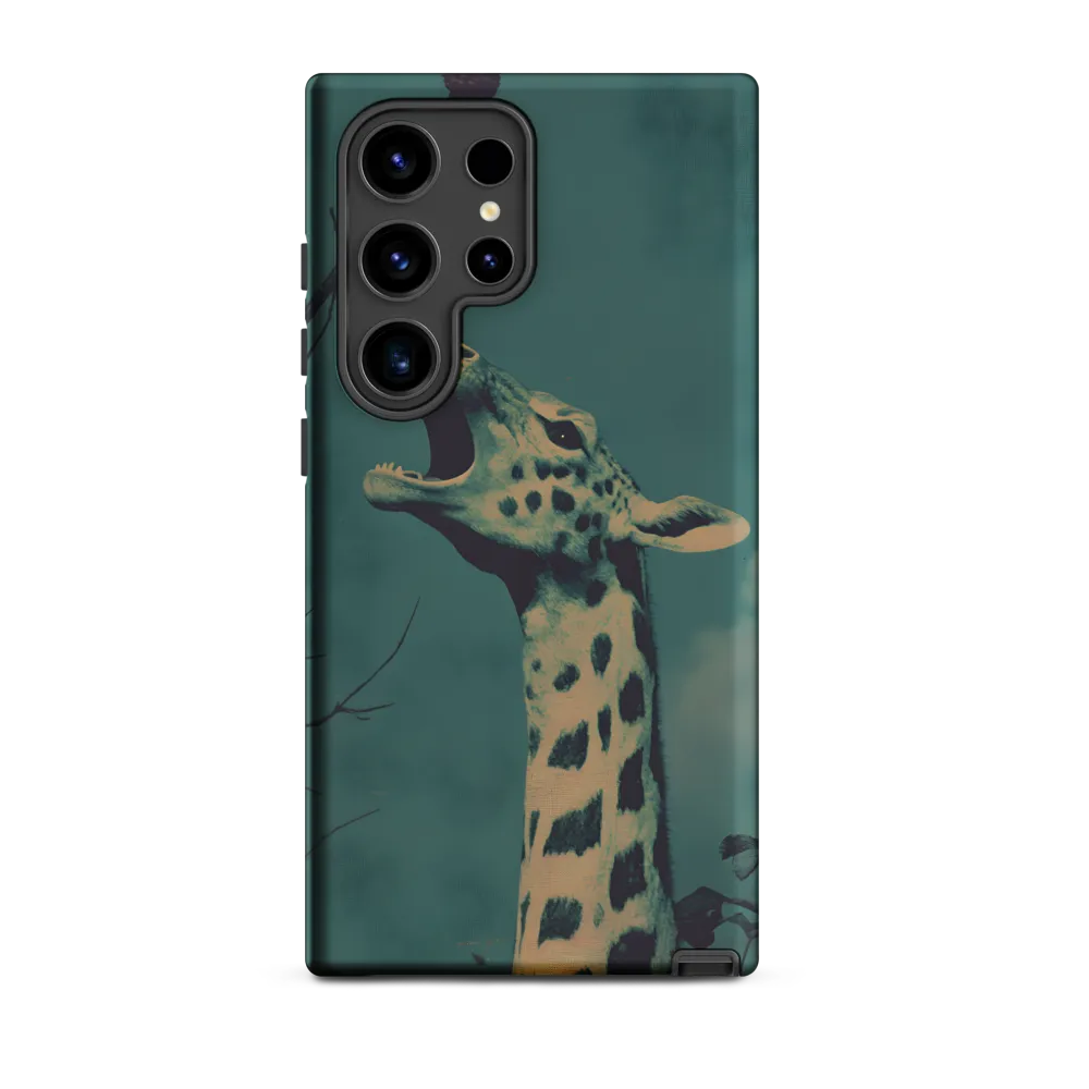 Whispers of the Tall: A Surreal Giraffe Encounter