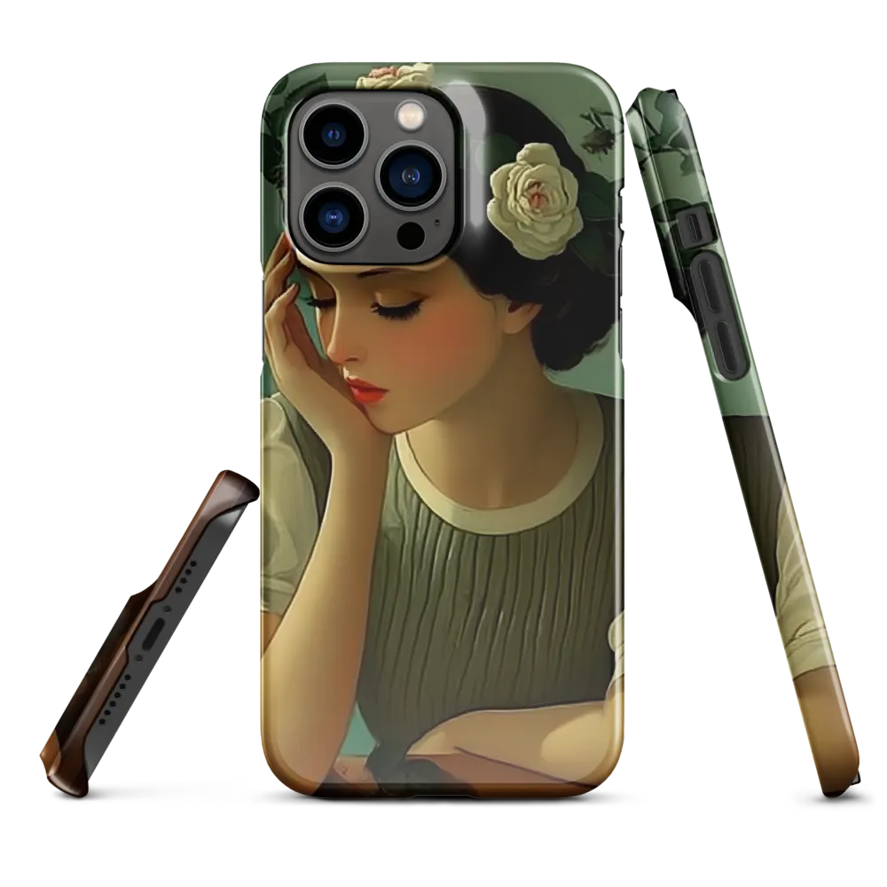 Whispers of Serenity | Phone Case |  14 Pro Max | Snap Case | Glossy