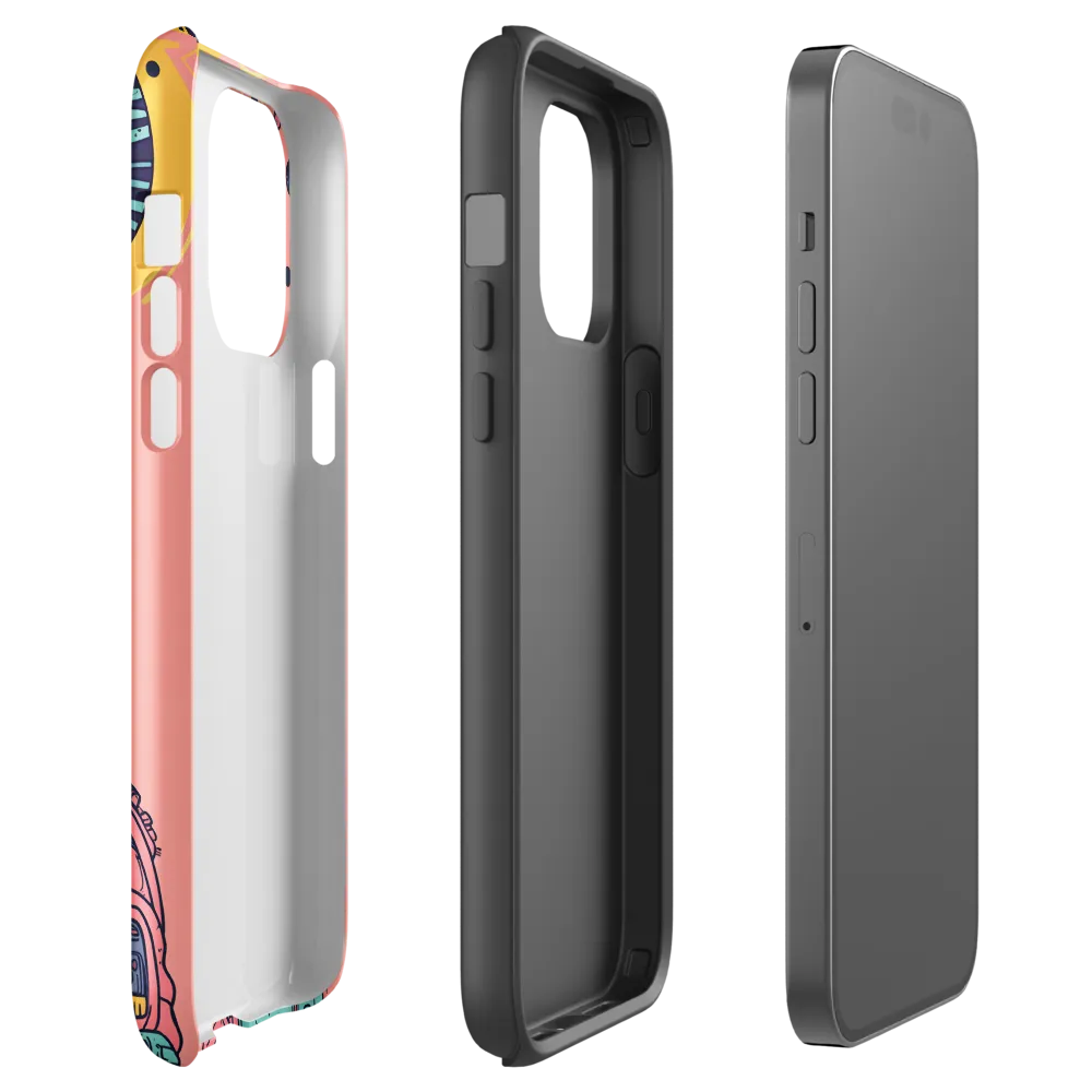 Exploration Beyond: A Digital Astronaut | Phone Case |  14 Pro Max | Tough Case | Glossy