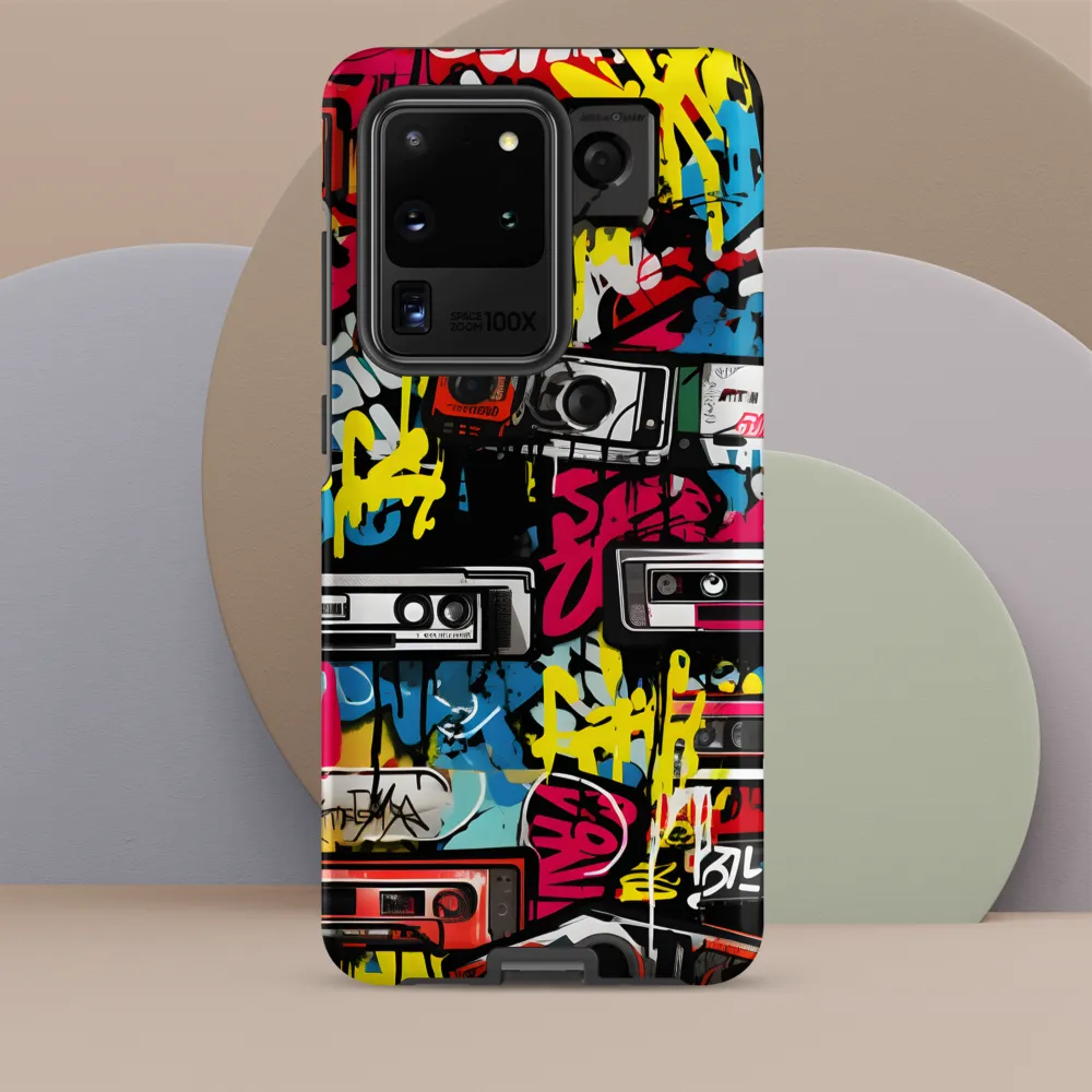 Urban Nostalgia: A Retro Cassette Explosion