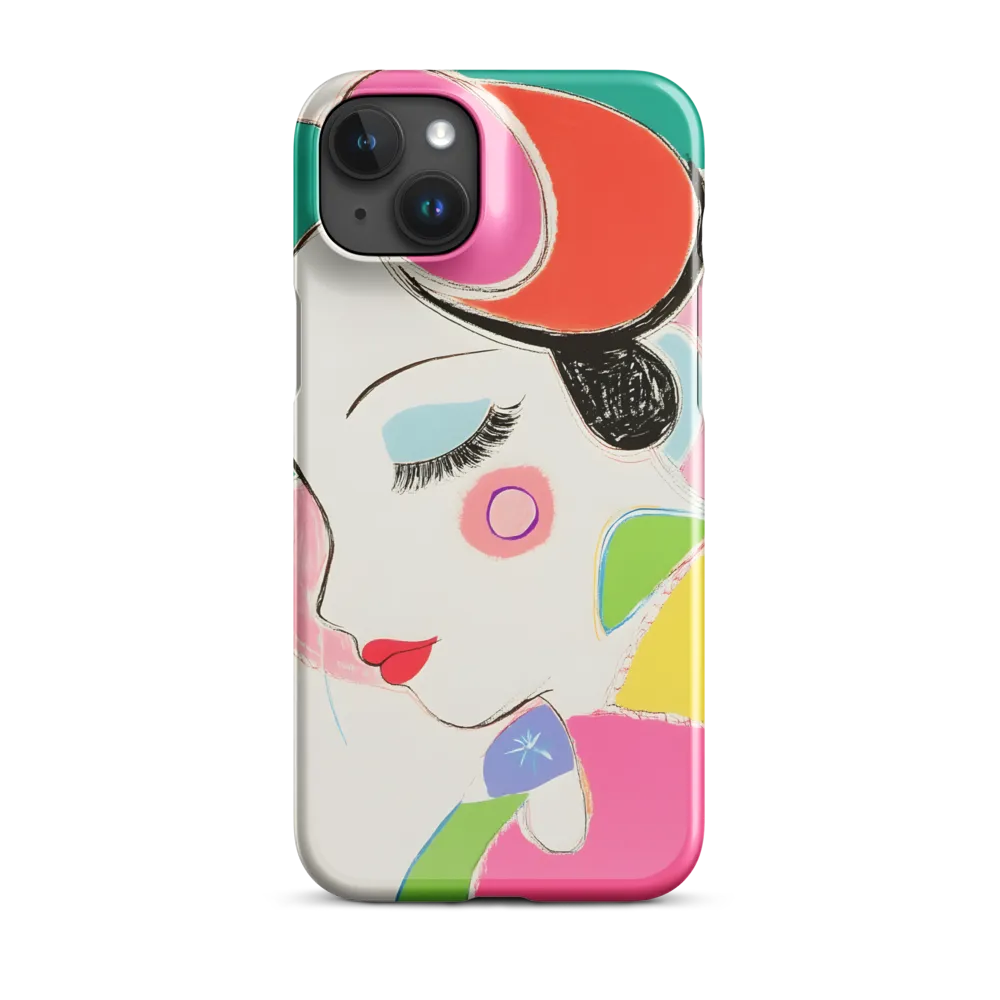 Whimsical Portrait in Colorful Abstraction
