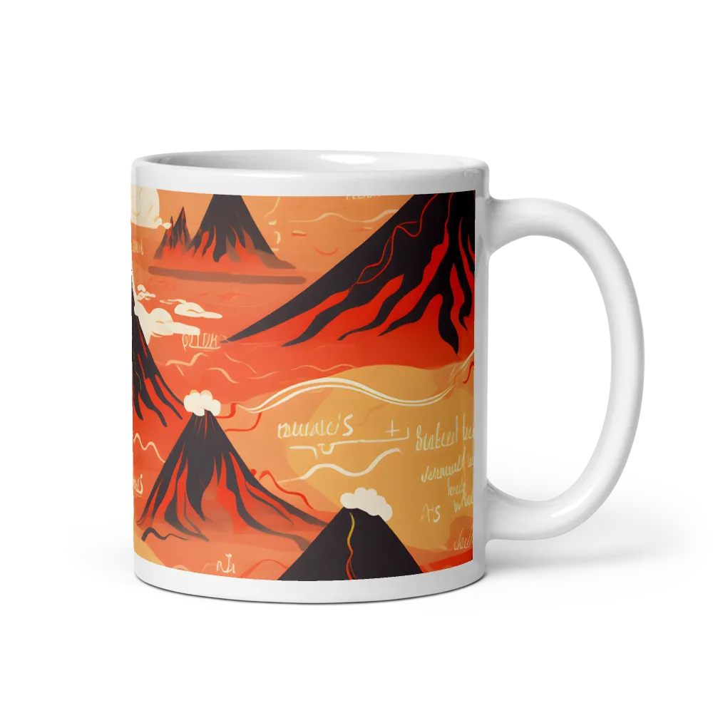 Whispers of the Volcano | Mug with White inside | 11 oz