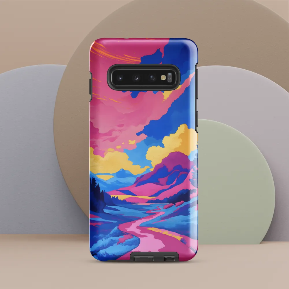 Dreamscape: The Serene River | Phone Case |  S10 | Tough Case | Glossy