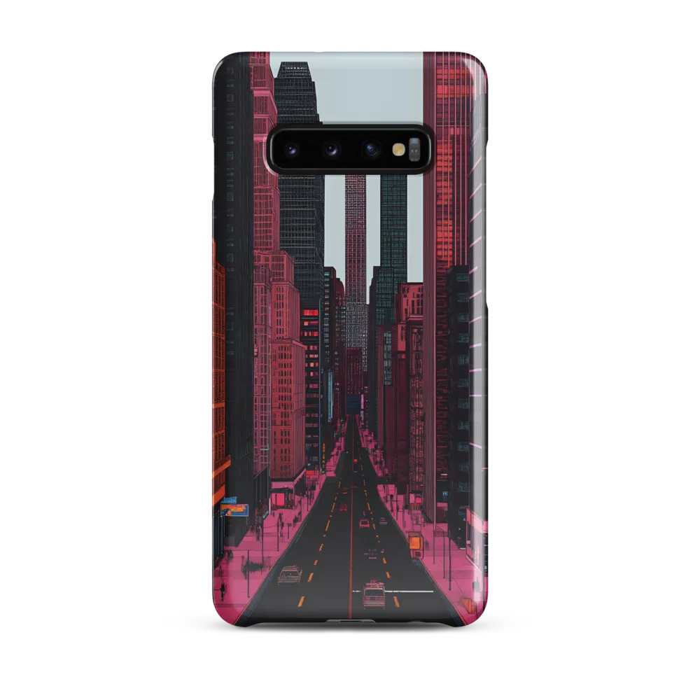 Urban Dreamscape: A Futuristic City | Phone Case |  S10 Plus | Snap Case | Glossy