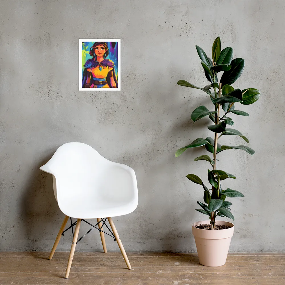 Guardian of Colors | Poster with White Frame | 11″×14″
